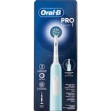 Procter & Gamble Pro 1 Cross Action Adulto Cepillo dental giratorio Azul, Blanco, Cepillo de dientes eléctrico azul, Adulto, Cepillo dental giratorio, Cuidados diarios, Sensible, Blanqueador, Azul, Blanco, 2 min, Azul
