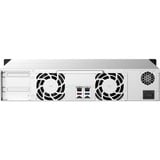 QNAP TS-873AEU-4G servidor de almacenamiento NAS Bastidor (2U) Ryzen Embedded V1500B 4 GB DDR4 0 TB QuTS hero Negro NAS, Bastidor (2U), Ryzen Embedded, V1500B, 4 GB, DDR4
