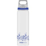 SIGG 8951.00, Botella de agua transparente/Azul oscuro