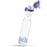 SIGG 8951.00, Botella de agua transparente/Azul oscuro