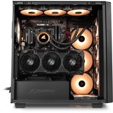 Sharkoon Rebel C70M RGB , Cajas de torre negro