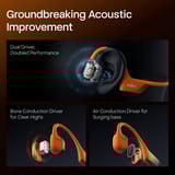 Shokz OpenRun Pro 2 Mini, Auriculares con micrófono naranja