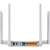 TP-Link Archer C50 router inalámbrico Ethernet rápido Doble banda (2,4 GHz / 5 GHz) 4G Blanco azul/Gris, Wi-Fi 5 (802.11ac), Doble banda (2,4 GHz / 5 GHz), Ethernet, 4G, Blanco, Router de sobremesa