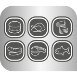 Tefal OptiGrill GC7058, Barbacoa de contacto negro