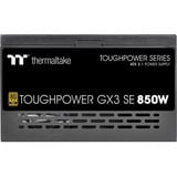 Thermaltake Toughpower GX3 SE 850W, Fuente de alimentación de PC negro