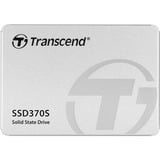 Transcend TS256GSSD370S unidad de estado sólido 2.5" 256 GB Serial ATA III MLC plateado, 256 GB, 2.5", 530 MB/s, 6 Gbit/s