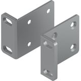 Ubiquiti UACC-Rack-Ear-1U, Soporte plateado