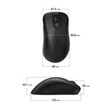 Zowie 9H.N4VBE.A2E, Ratones para gaming negro