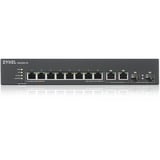 Zyxel GS2220-10-EU0101F switch Gestionado L2 Gigabit Ethernet (10/100/1000) Negro, Interruptor/Conmutador Gestionado, L2, Gigabit Ethernet (10/100/1000), Montaje en rack