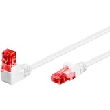 goobay 51521 cable de red Blanco 0,5 m Cat6 U/UTP (UTP) blanco, 0,5 m, Cat6, U/UTP (UTP), RJ-45, RJ-45