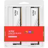 ADATA Lancer Blade módulo de memoria 64 GB 2 x 32 GB DDR5 5600 MT/s 288-pin DIMM ECC, Memoria RAM blanco, 64 GB, 2 x 32 GB, DDR5, 288-pin DIMM, Blanco