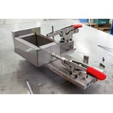 BESSEY Tensor de varilla de empuje STC-IHH25-T20, con juego de accesorios plateado