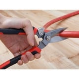 BESSEY Tijeras combinadas D52-2, con mango 2K negro/Rojo