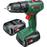 Bosch Atornillador percutor a batería EasyImpact 18V-40+ juego de accesorios, Taladro/destornillador verde/Negro