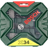 Bosch Atornillador percutor a batería EasyImpact 18V-40+ juego de accesorios, Taladro/destornillador verde/Negro