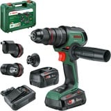Bosch Atornillador percutor inalámbrico AdvancedImpact 18V-80 QuickSnap, Taladro/destornillador verde
