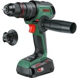 Bosch Atornillador percutor inalámbrico AdvancedImpact 18V-80 QuickSnap, Taladro/destornillador verde