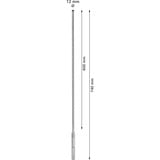 Bosch Expert Broca para martillo SDS Max-8X, Taladro Martillo perforador, Hammer drill bit, 1,2 cm, 740 mm, Concreto, Piedra, 60 cm
