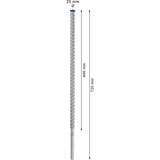 Bosch Expert Broca para martillo SDS Max-8X, Taladro Martillo perforador, Hammer drill bit, 2,5 cm, 720 mm, Concreto, Piedra, 60 cm