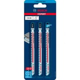 Bosch Expert T 341 HM Hoja de sierra de vaivén Carburo 3 pieza(s) Hoja de sierra de vaivén, Hormigón aireado, Tablero de fibra, Carburo, Acero inoxidable, 4,3 mm, 8 cm