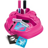 Clementoni Crazy Chic Kits para tatuajes temporales, Manualidades Multicolor, 6 año(s), Azul, Verde, Plata, 55 mm, 230 mm, 250 mm