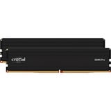 Crucial DIMM 96 GB DDR5-5600 (2x 48 GB) Dual-Kit, Memoria RAM negro