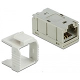 DeLOCK 86012 cambiador de género para cable RJ45 Gris, Embrague RJ45, RJ45, Gris