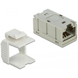 DeLOCK 86012 cambiador de género para cable RJ45 Gris, Embrague RJ45, RJ45, Gris