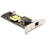 DeLOCK Tarjeta PCI Express x1 a 1 x 2,5 Gigabit LAN PoE+, Adaptador de red 