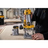DeWALT D26204K Plata, Amarillo 27000 RPM 900 W, Fresadora amarillo/Plateado, Plata, Amarillo, 27000 RPM, 6,8 (5/16"), 16000 RPM, 5,5 cm, 7 m/s²