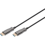 Digitus AK-330125-300-S, Cable negro