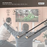 Digitus Cable de fibra óptica híbrido HDMI AOC, UHD 4K negro