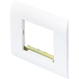 Digitus Marco 80 x 80mm para placas y frontales, Chapa blanco