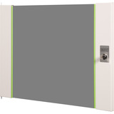 Digitus Puerta frontal de vidrio para carcasa de pared de 19" 9U serie Unique, Panel frontal gris
