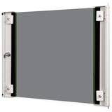 Digitus Puerta frontal de vidrio para carcasa de pared de 19" 9U serie Unique, Panel frontal gris