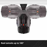 EINHELL Power X-Change carrete de manguera con batería GE-HR 18/30-1 WH Li-Solo, 18Volt, Soporte para manguera gris/Negro