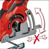 EINHELL TC-CS 89, Sierra circular rojo/Negro
