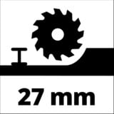 EINHELL TC-CS 89, Sierra circular rojo/Negro
