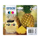 Epson 604 cartucho de tinta 4 pieza(s) Original Rendimiento estándar Negro, Cian, Magenta, Amarillo Rendimiento estándar, Negro, Cian, Magenta, Amarillo, 3,4 ml, 2,4 ml, 4 pieza(s), Multipack