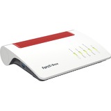 FRITZ! 7590 AX Routers inalámbricos, Enrutador de malla Box 7590 AX, Wi-Fi 6 (802.11ax), Doble banda (2,4 GHz / 5 GHz), Ethernet, ADSL2+, Blanco, Router de sobremesa