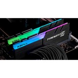 G.Skill DIMM 16 GB DDR4-3200 Kit, Memoria RAM negro, F4-3200C16D-16GTZR, Trident Z RGB