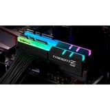 G.Skill DIMM 16 GB DDR4-3200 Kit, Memoria RAM negro, F4-3200C16D-16GTZR, Trident Z RGB