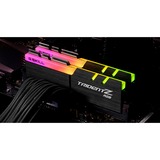 G.Skill DIMM 16 GB DDR4-3200 Kit, Memoria RAM negro, F4-3200C16D-16GTZR, Trident Z RGB