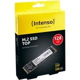 Intenso Top M.2 128 GB Serial ATA III, Unidad de estado sólido 128 GB, M.2, 520 MB/s, 6 Gbit/s