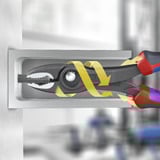 KNIPEX 82 02 150, Pinza rojo/Azul