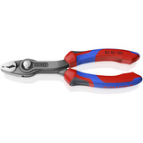 KNIPEX Pinza de agarre frontal TwinGrip 82 02 150 rojo/Azul