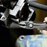 KNIPEX Pinza de agarre frontal TwinGrip 82 02 150 rojo/Azul