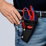 KNIPEX Riñonera multiusos, Funda negro/Rojo
