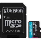 Kingston SDCG4/512GB, Tarjeta de memoria negro