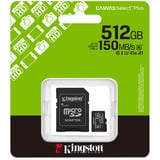 Kingston SDCS3/512GB, Tarjeta de memoria negro